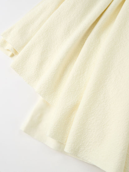 Midi Flare Skirt - Cream