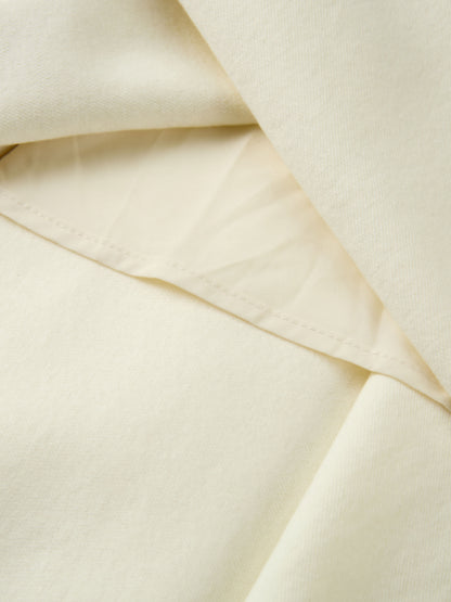 Midi Flare Skirt - Cream