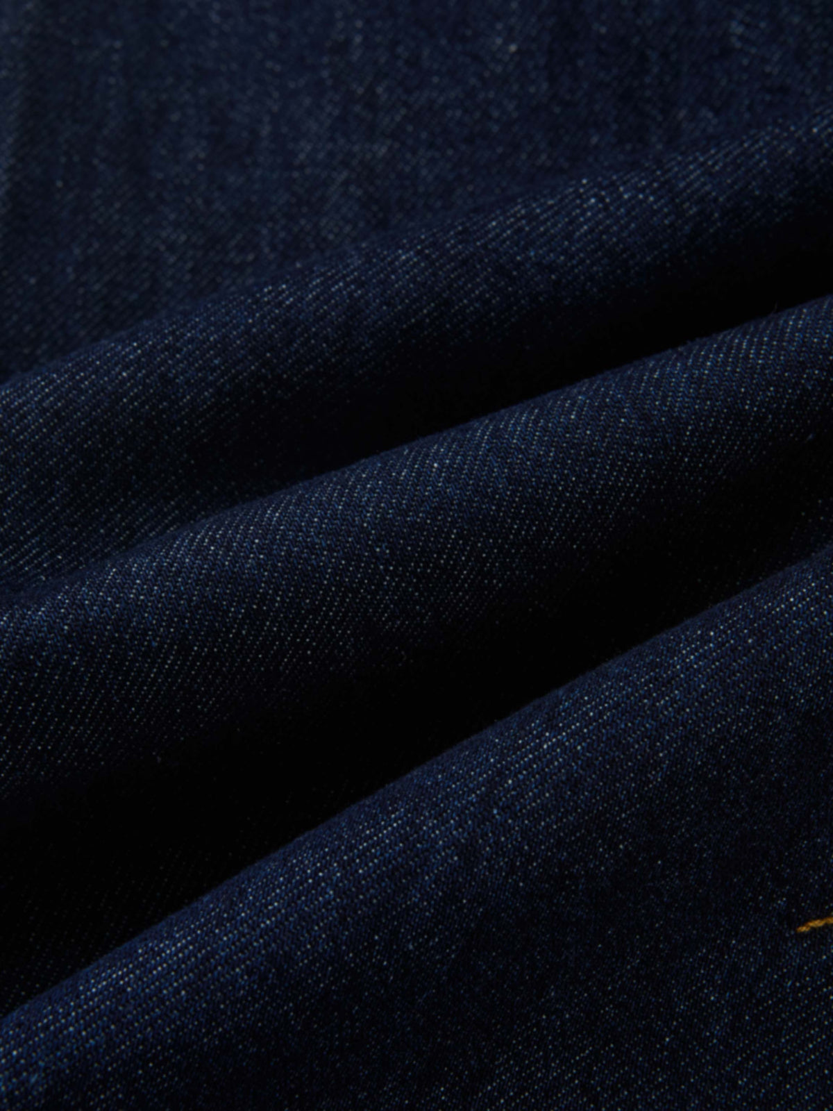 Classic Straight Denim Skirt - Dark Blue