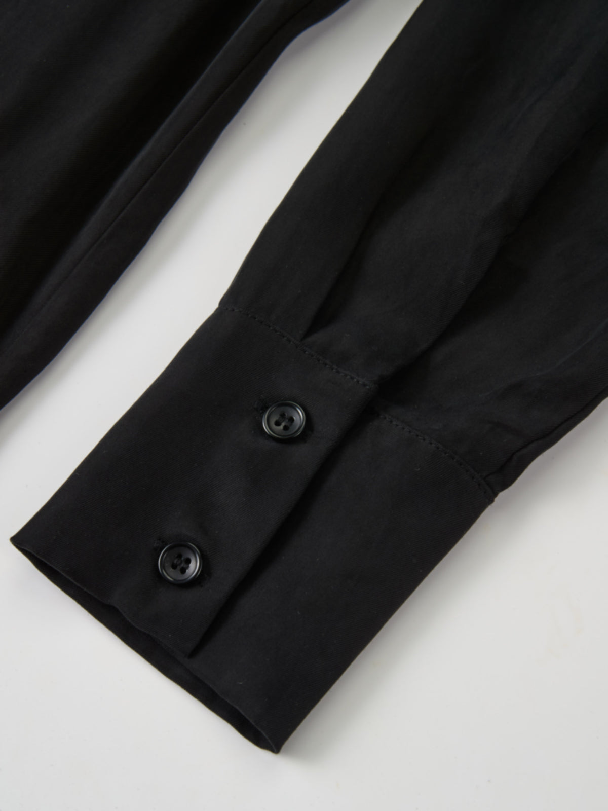 Cupro Drop Waist Maxi Dress - Black