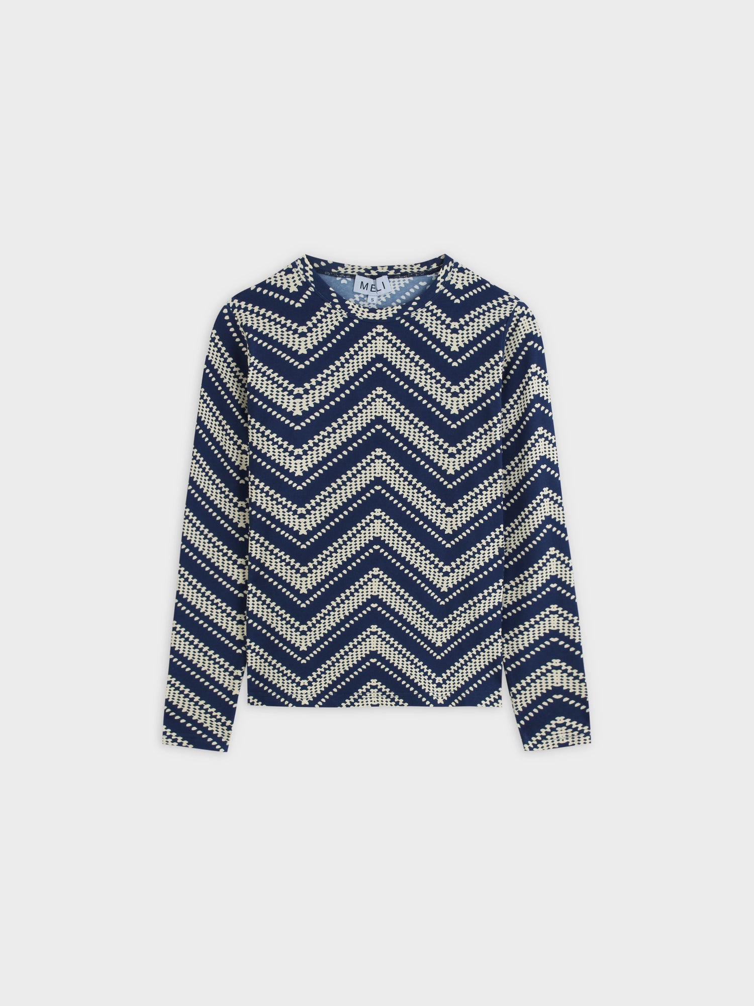 Camiseta modal estampada con estampado de chevron