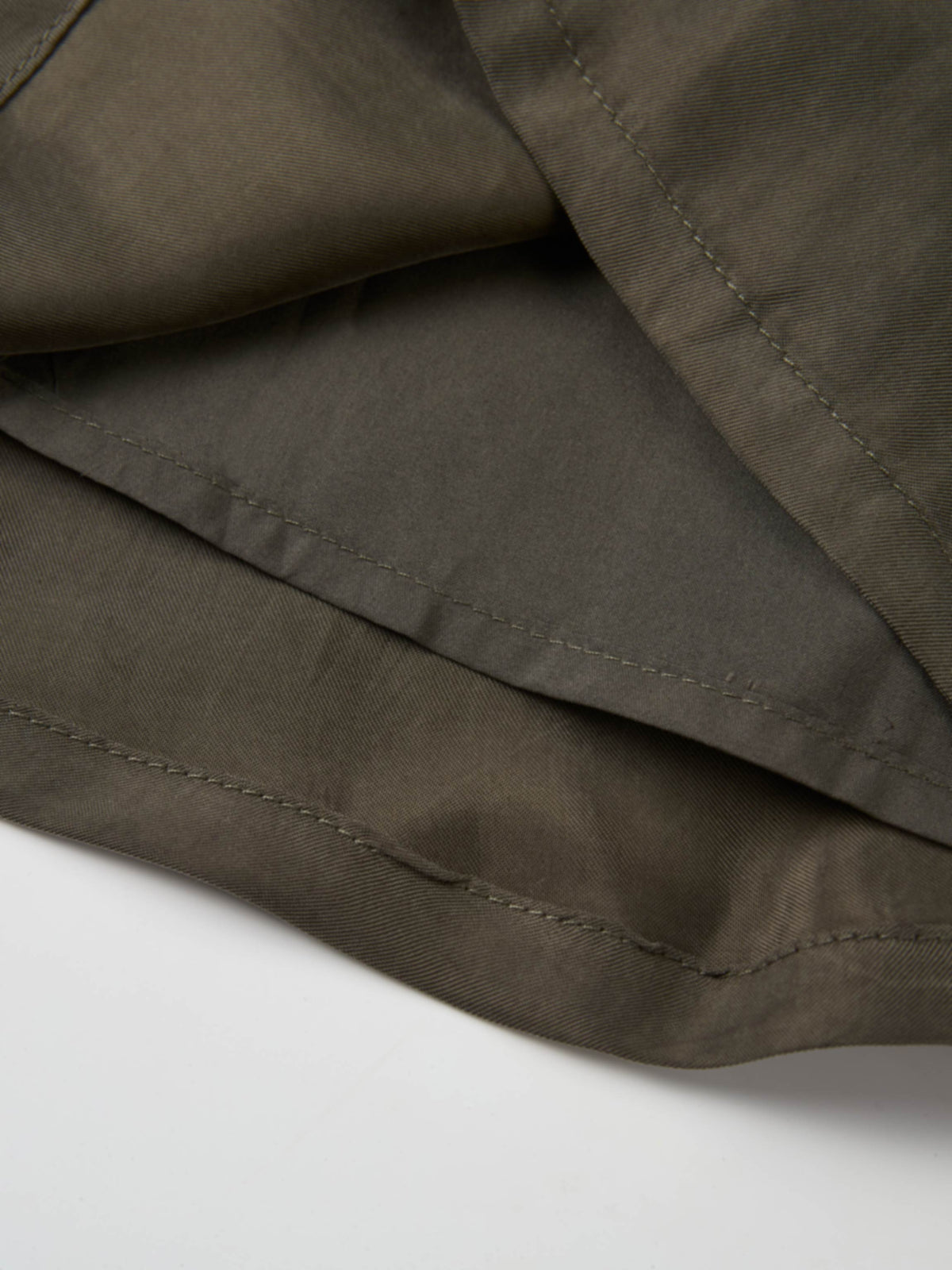 Drawstring Cupro Skirt - Dark Brown