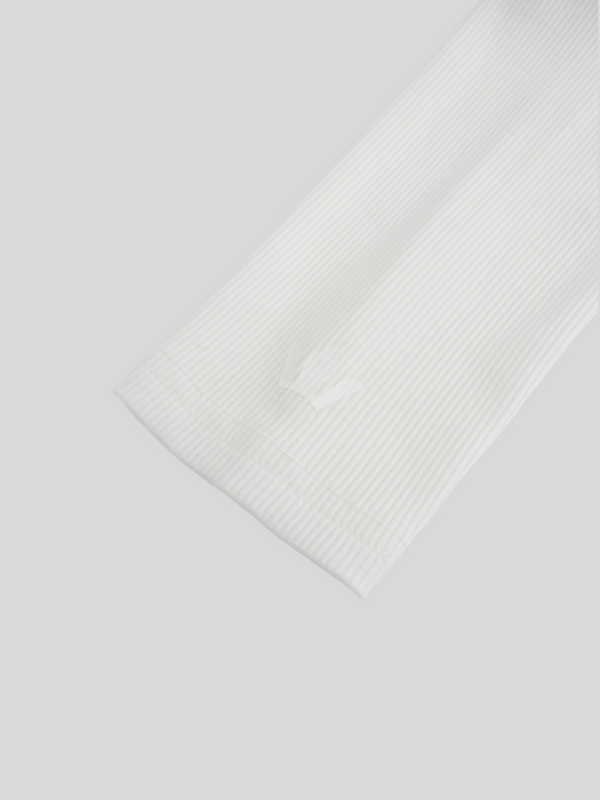 Crew Ribbed Dolman-White