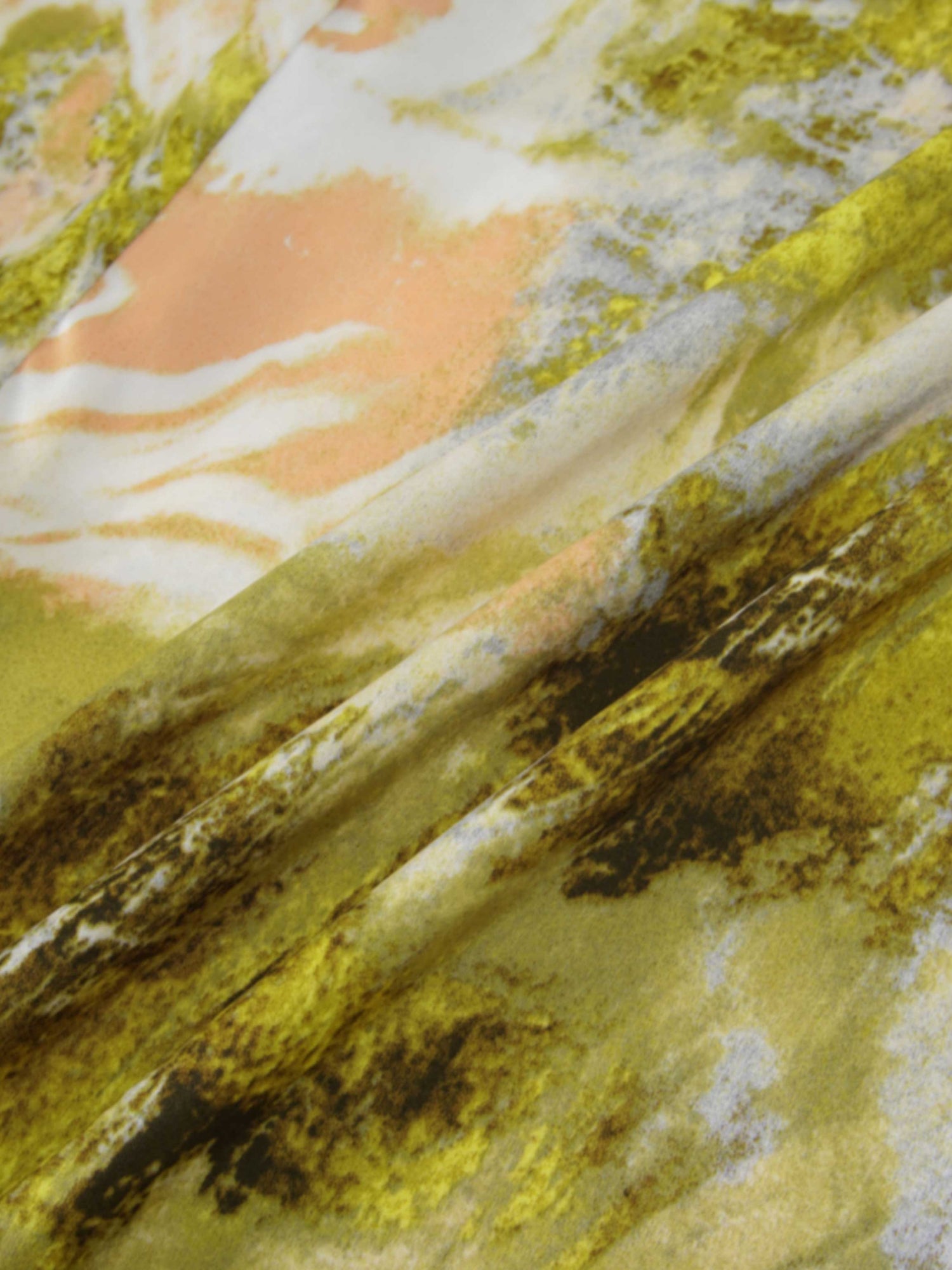 Side Gathered Dress-Multi