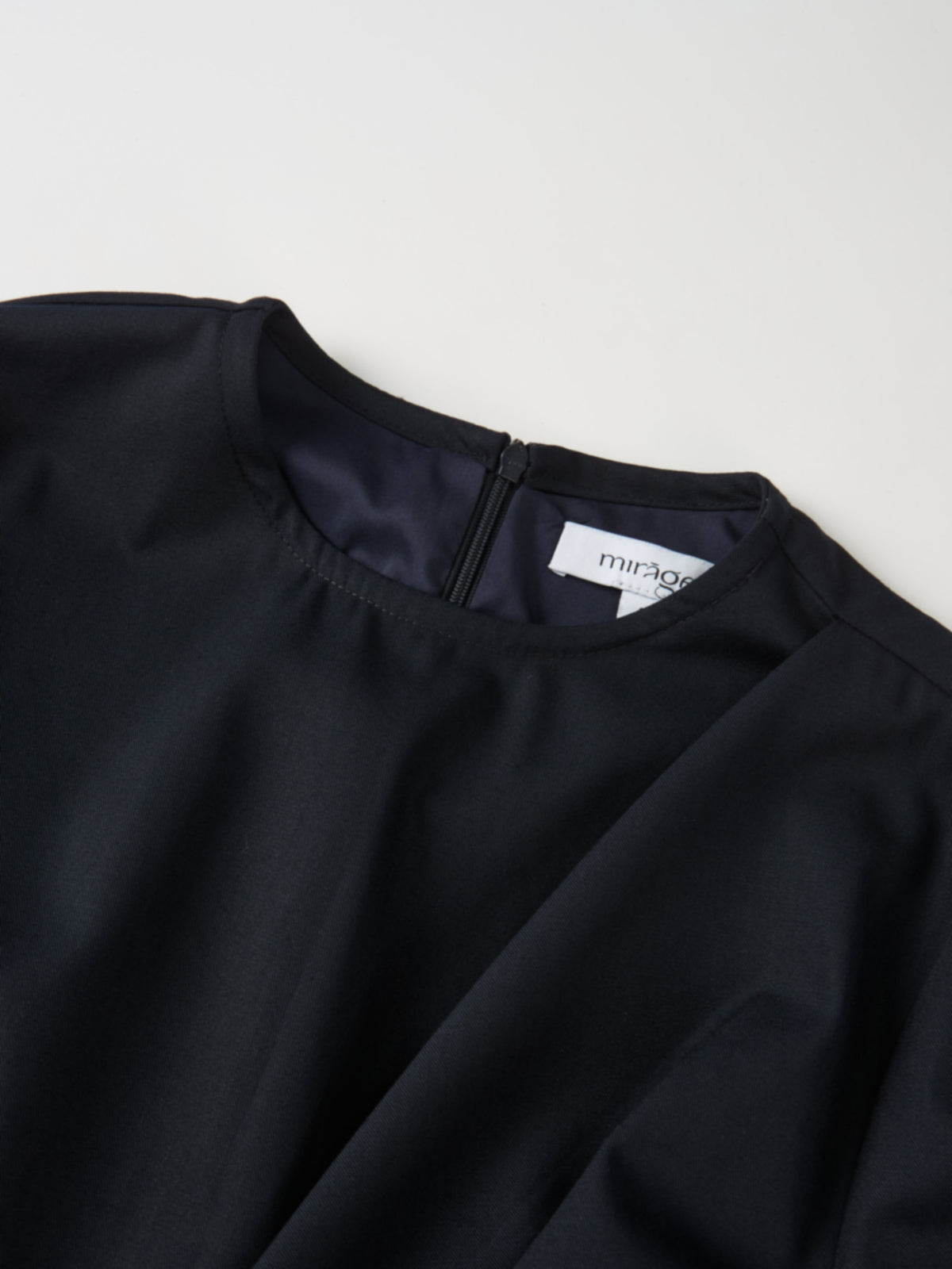 Side Tie Shirtdress - Navy