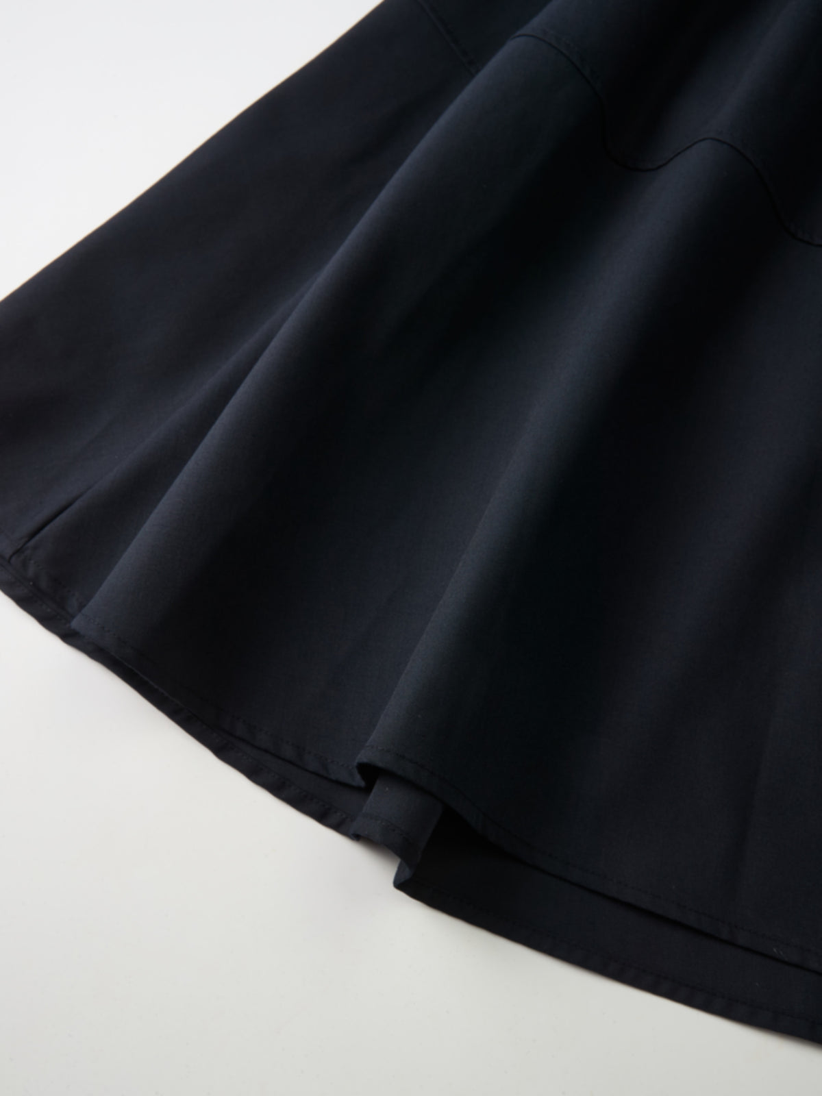 Side Tie Shirtdress - Navy
