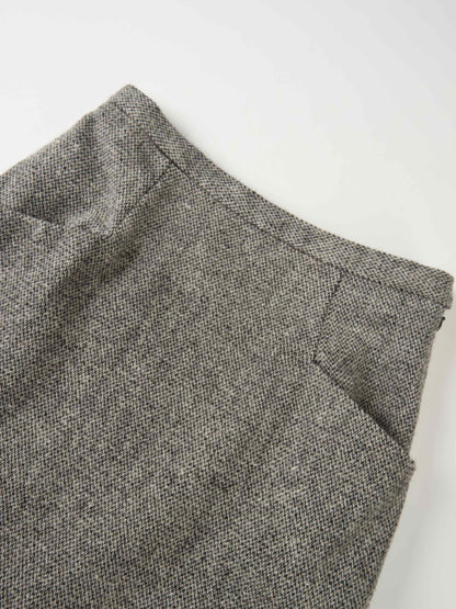 Tweed Sparkle Maxi Skirt - Black/White
