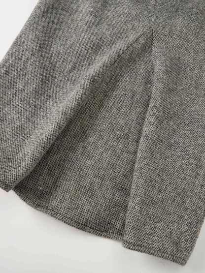 Tweed Sparkle Maxi Skirt - Black/White