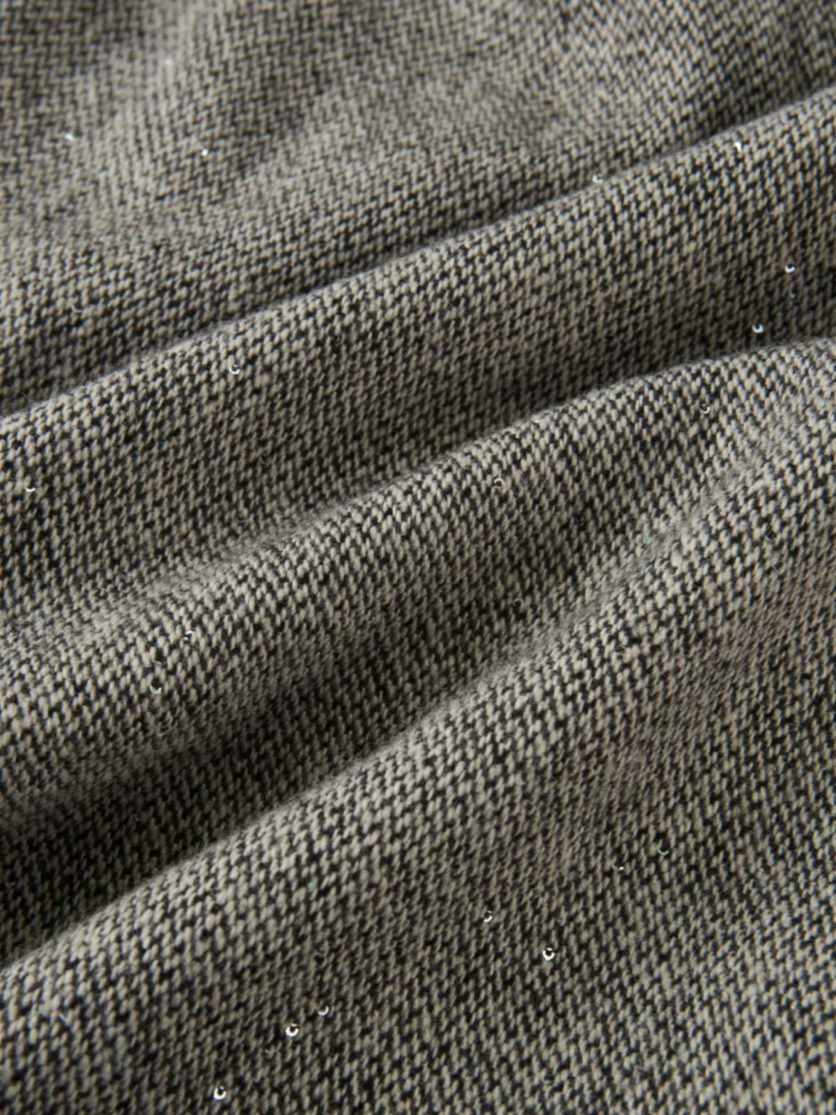 Tweed Sparkle Maxi Skirt - Black/White