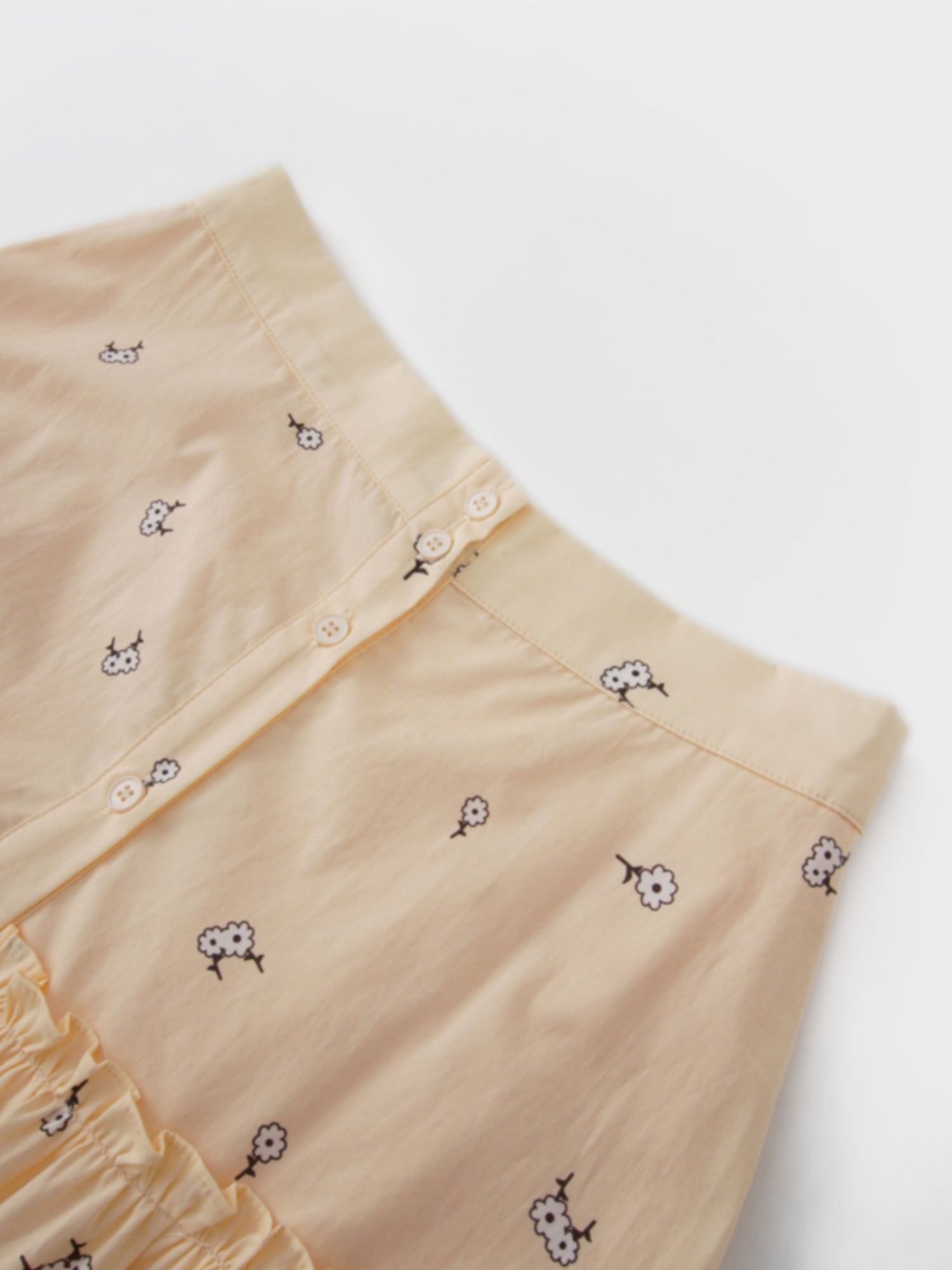 Ombre Flower Skirt-Peach