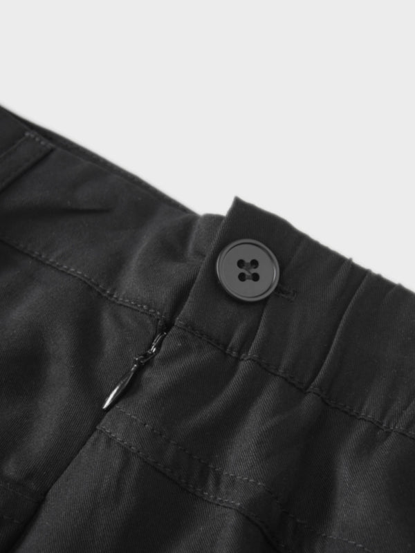 Lightweight Bubble Skirt-Black