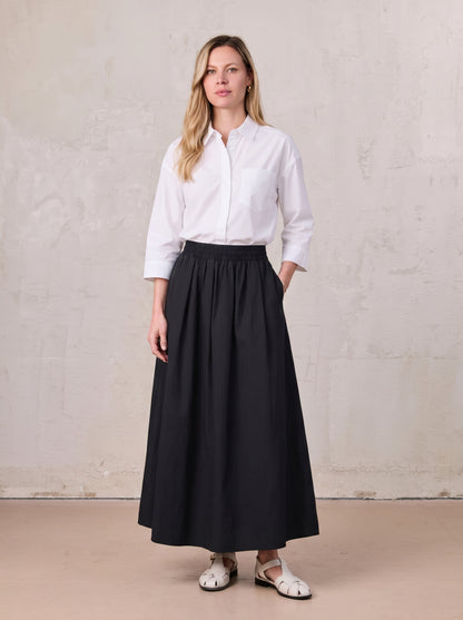 Cotton Crop Blouse-White
