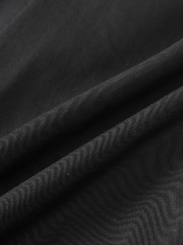 Lightweight Bubble Skirt-Black