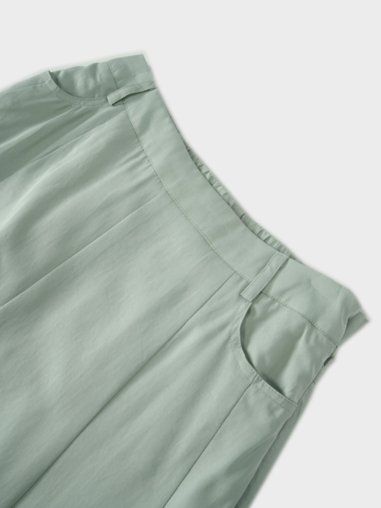 Lightweight Bubble Skirt-Dusty Mint