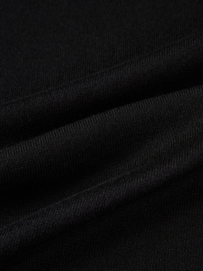 Sleeveless Basic Sweater - Black