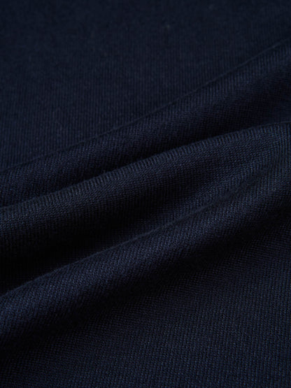 Sleeveless Basic Sweater - Navy