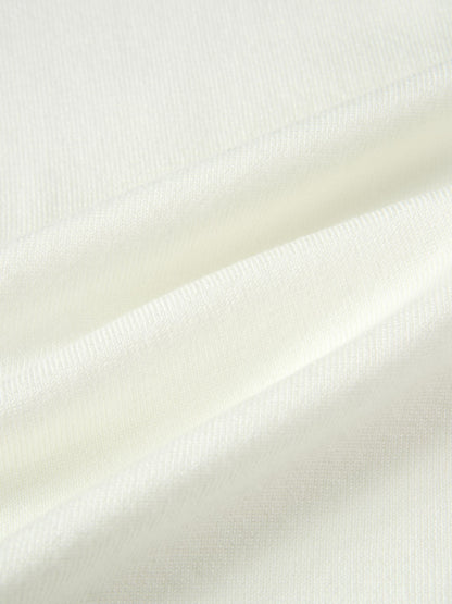 Sleeveless Basic Sweater - Cream