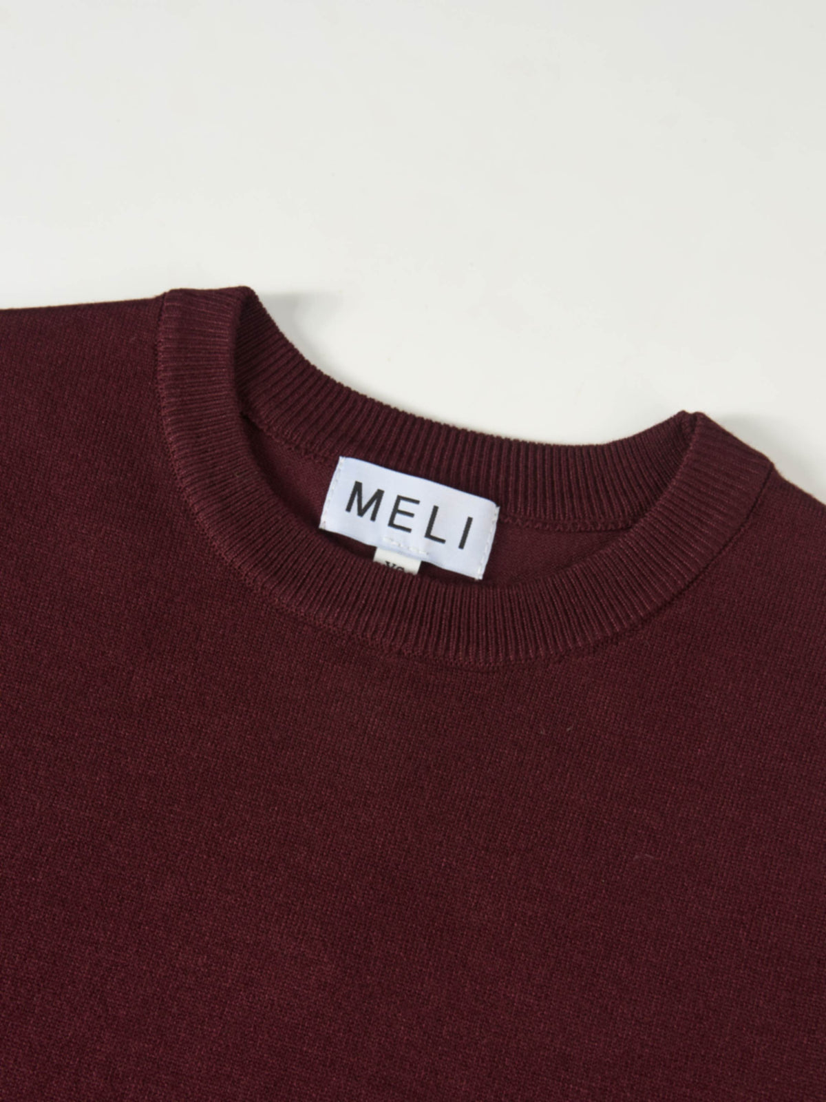 Sleeveless Basic Sweater - Burgundy
