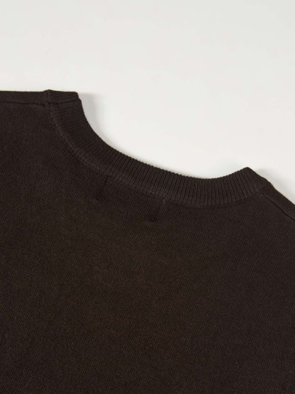 Sleeveless Basic Sweater - Brown
