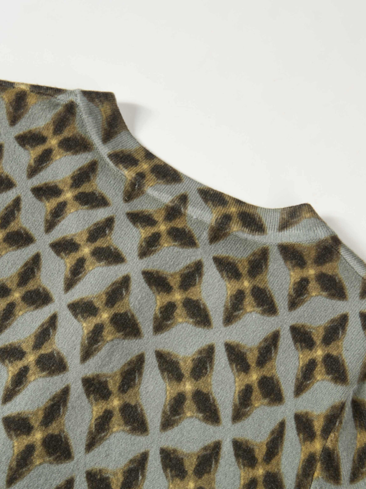 Printed Cardigan - Geo Diamond