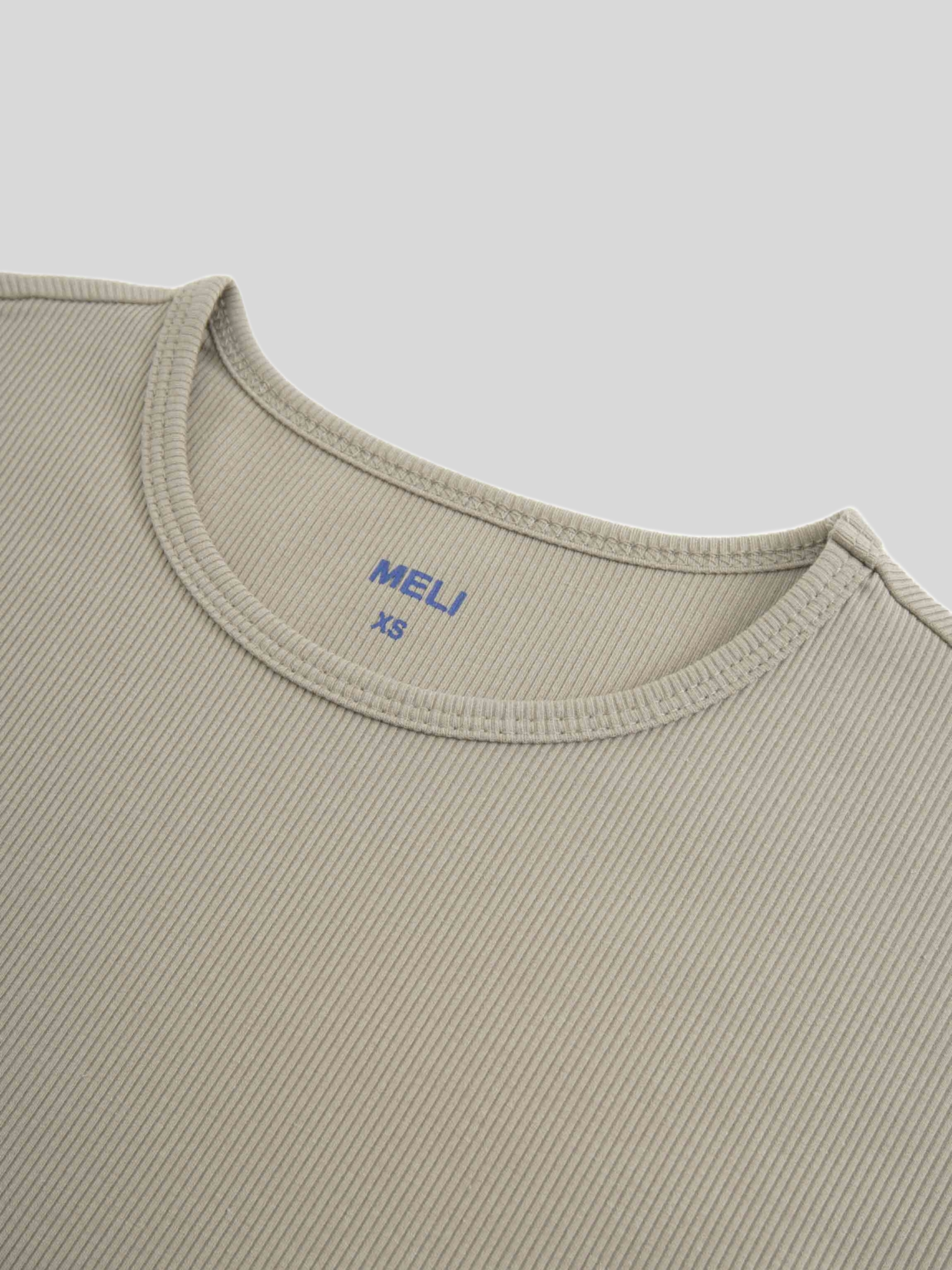 Crew Ribbed Dolman-Muted Olive