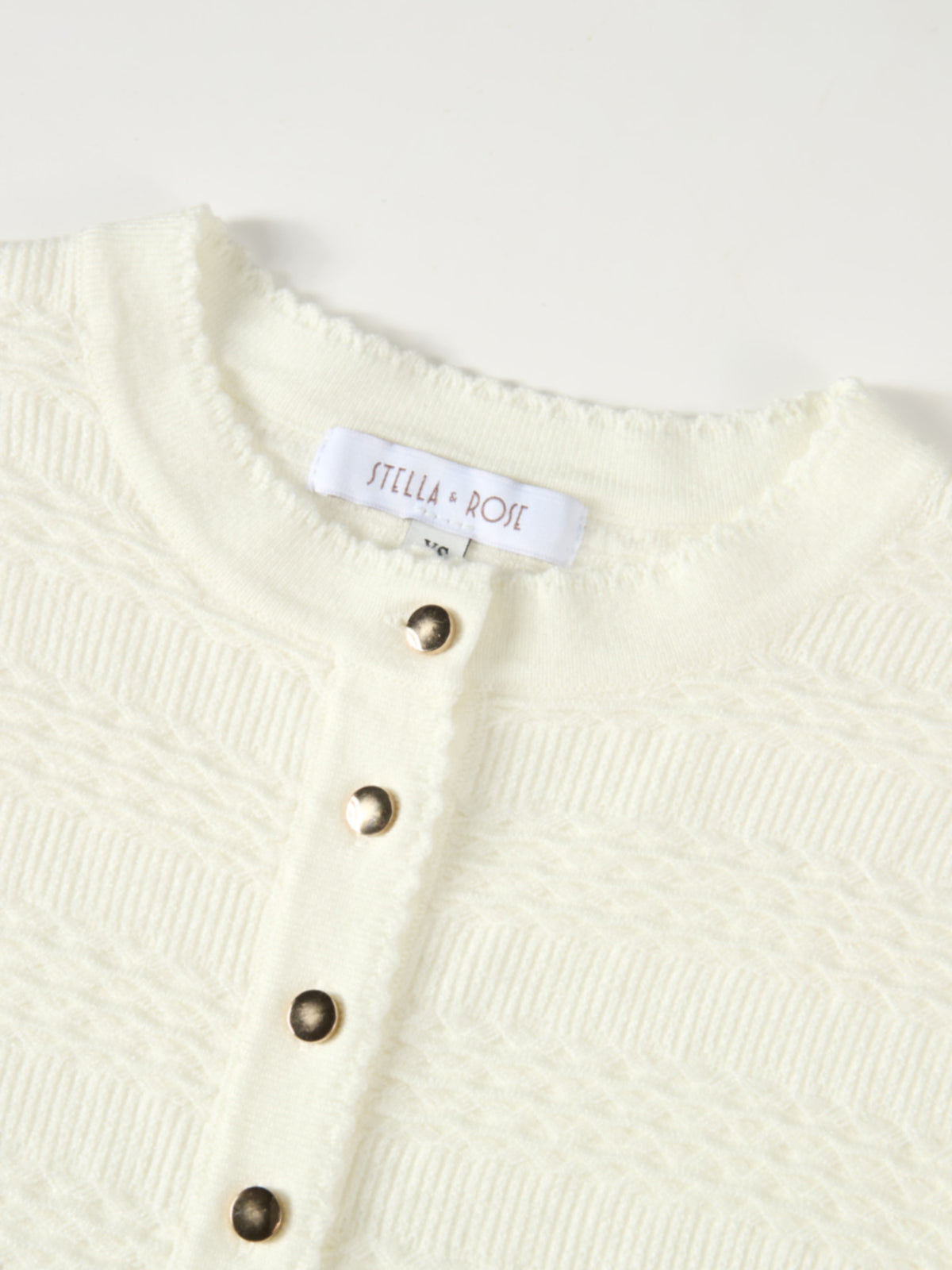 Peplum Cardigan - Cream