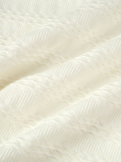 Peplum Cardigan - Cream