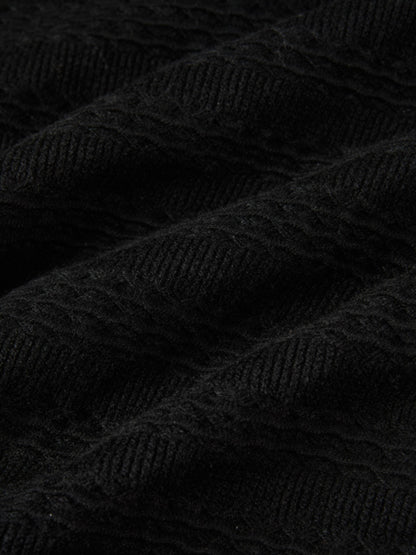 Peplum Cardigan - Black