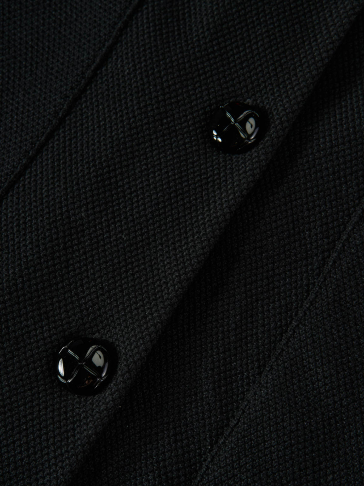Knit Boxy Blazer - Black