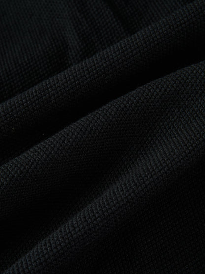 Knit Boxy Blazer - Black