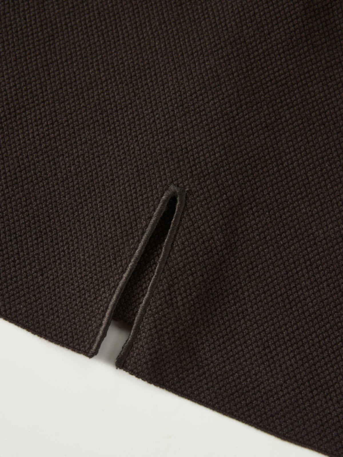 Knit Boxy Blazer - Brown