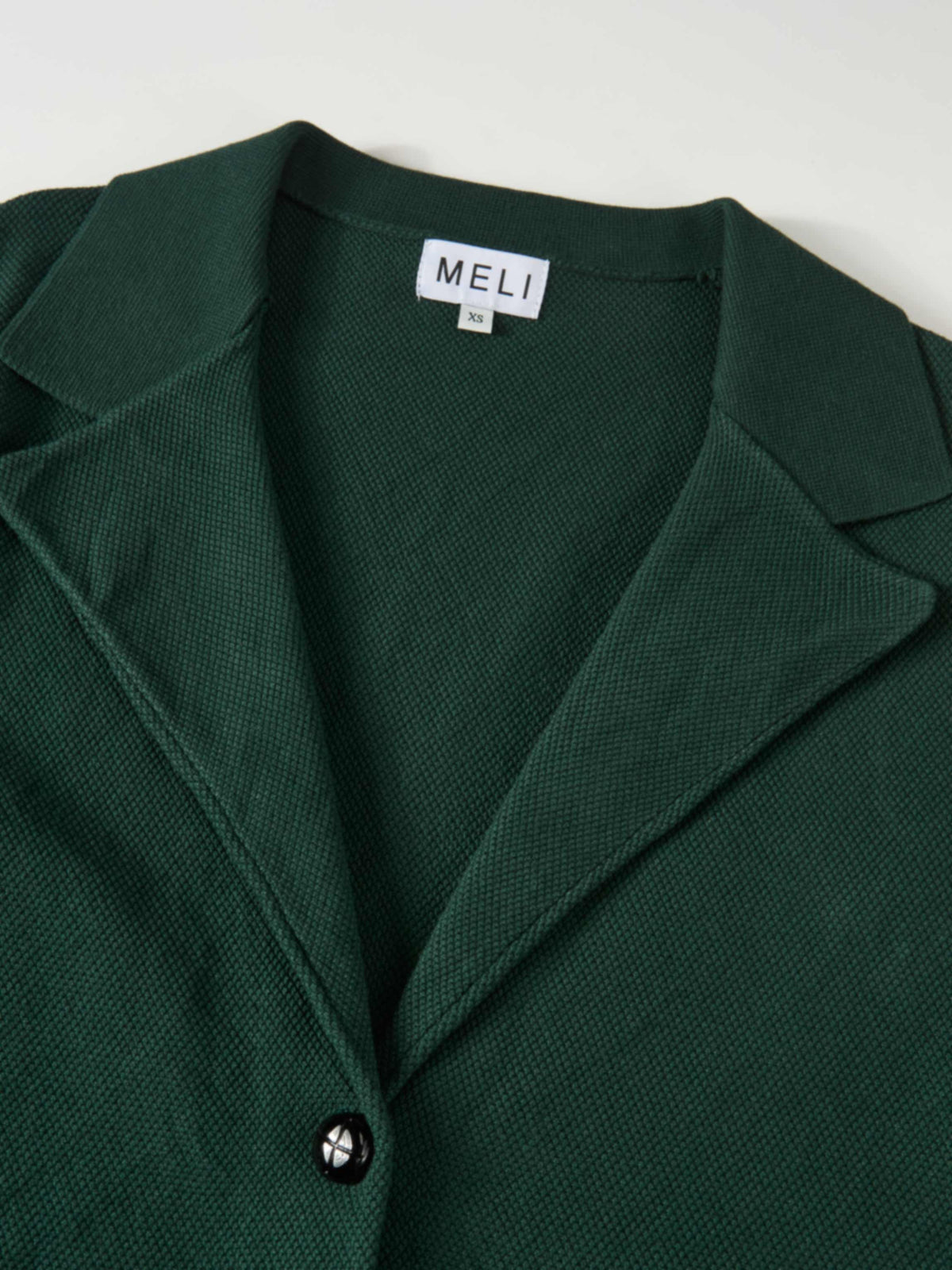 Knit Boxy Blazer - Green