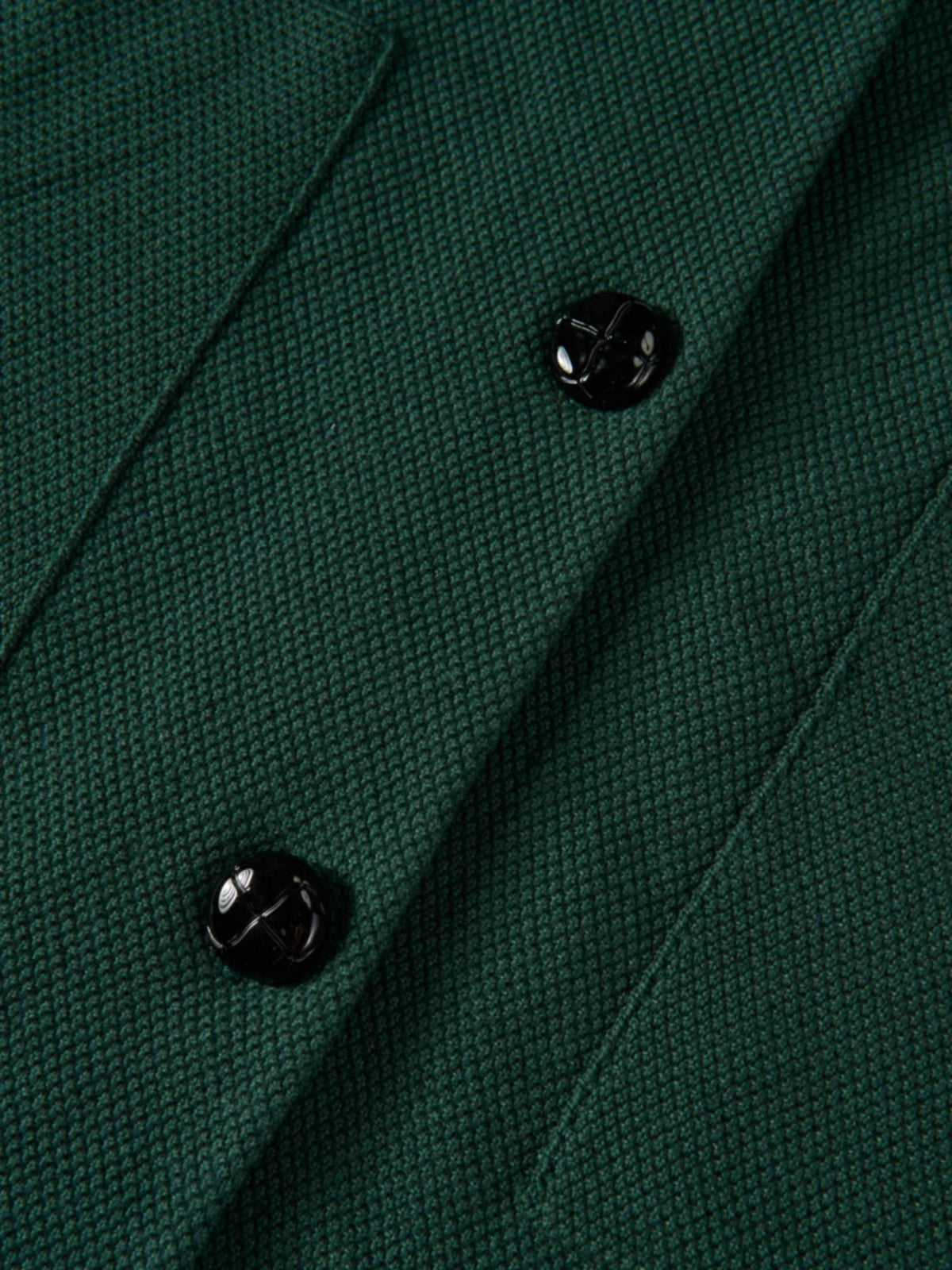 Knit Boxy Blazer - Green