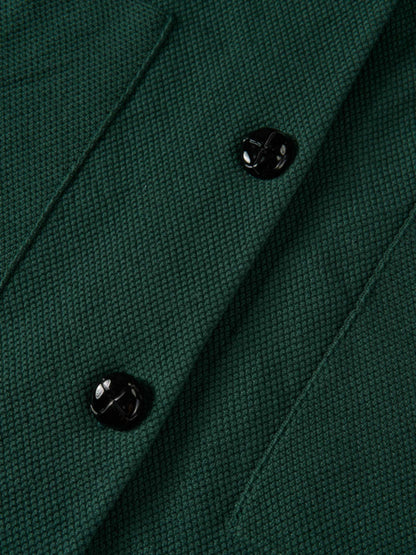 Knit Boxy Blazer - Green
