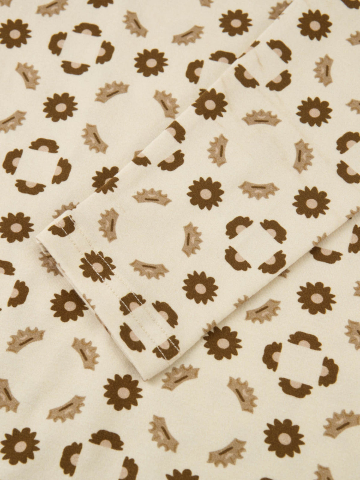 Printed Modal Turtleneck - Geo Floral