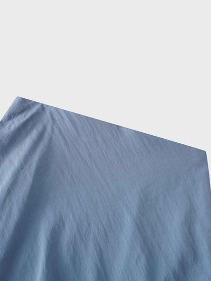 Crinkle Skirt 37"-Robin Blue
