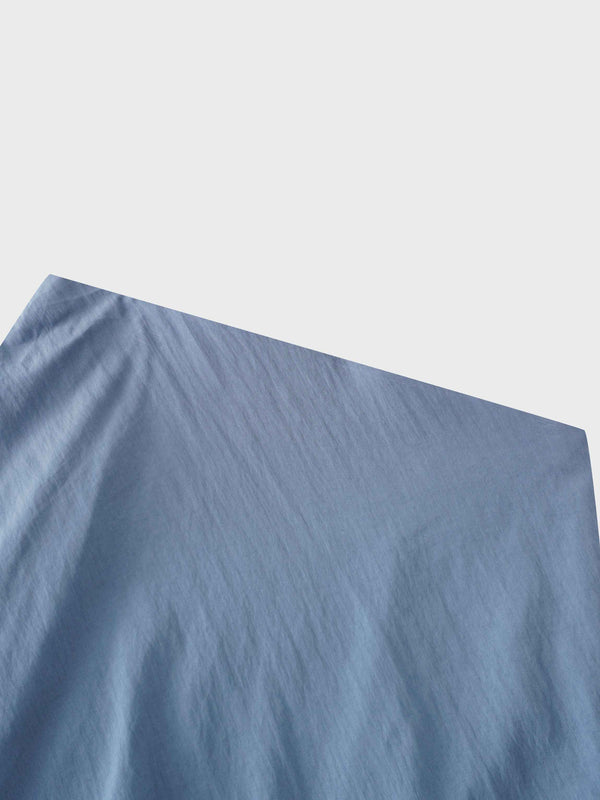 Crinkle Skirt 37"-Robin Blue
