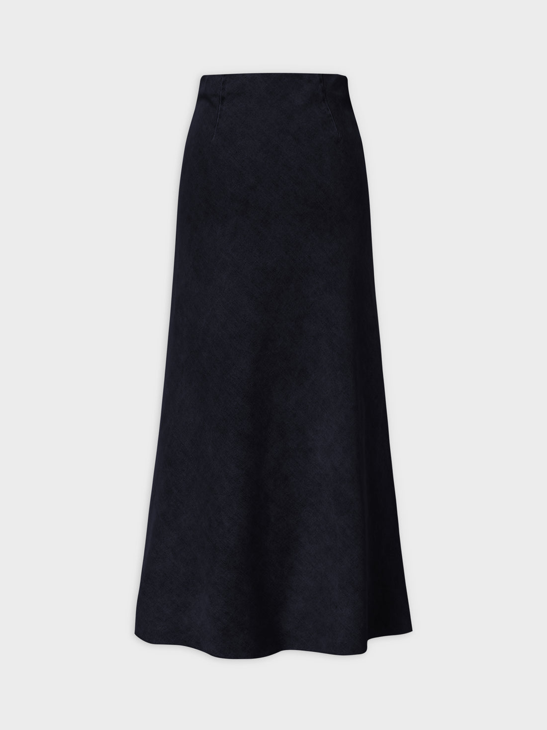 Classic Denim Skirt 37&quot;-Dark Blue