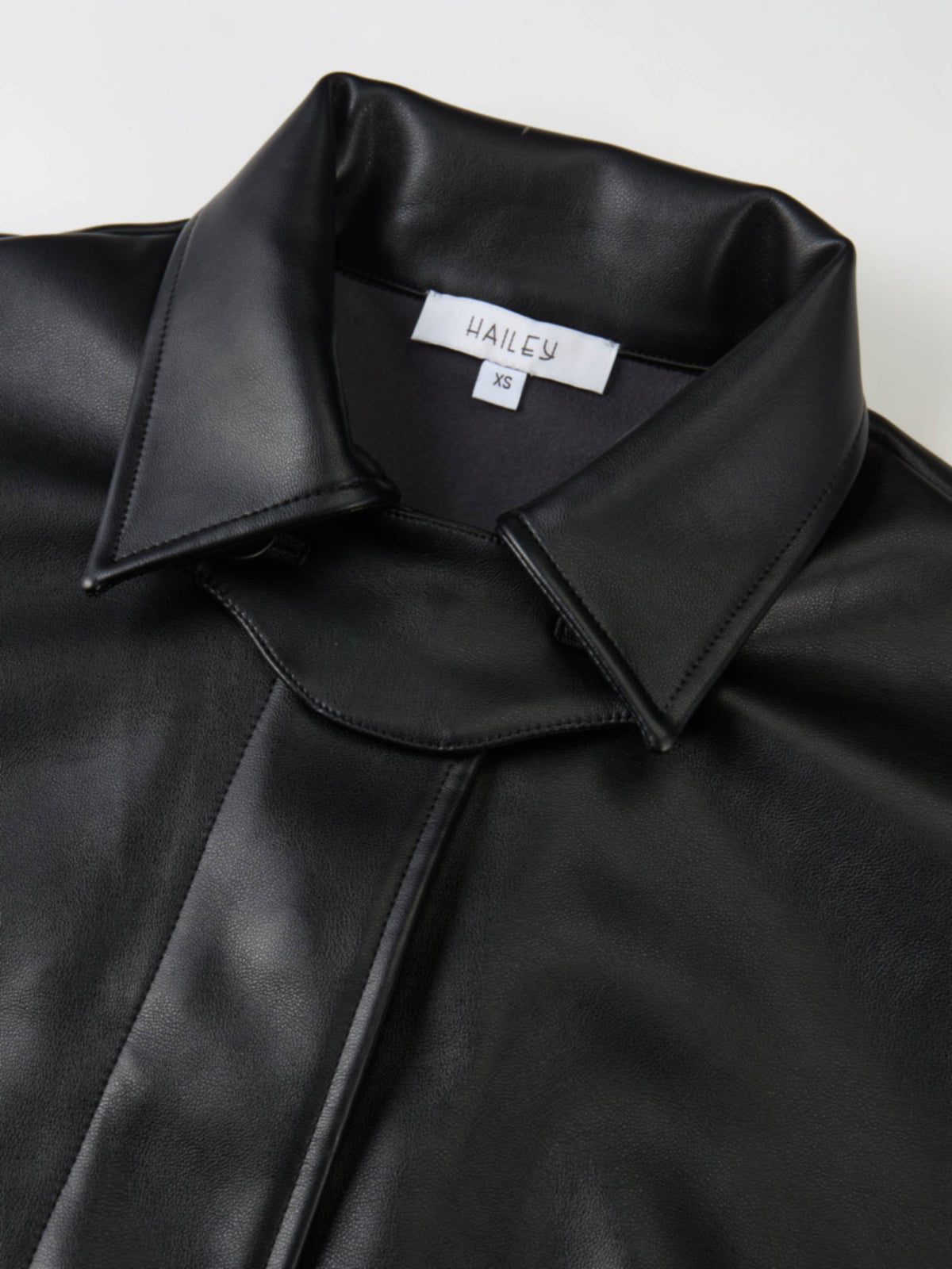 Swing Leather Jacket - Black