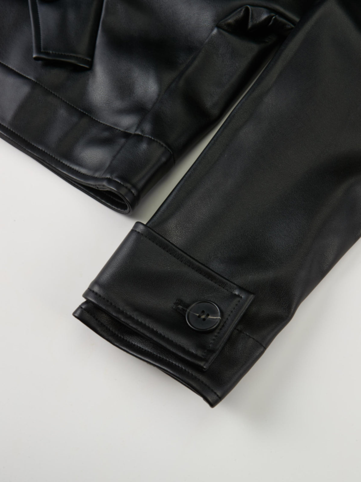 Swing Leather Jacket - Black