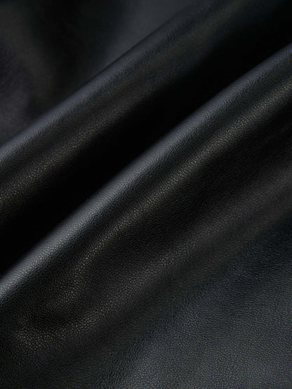 Swing Leather Jacket - Black