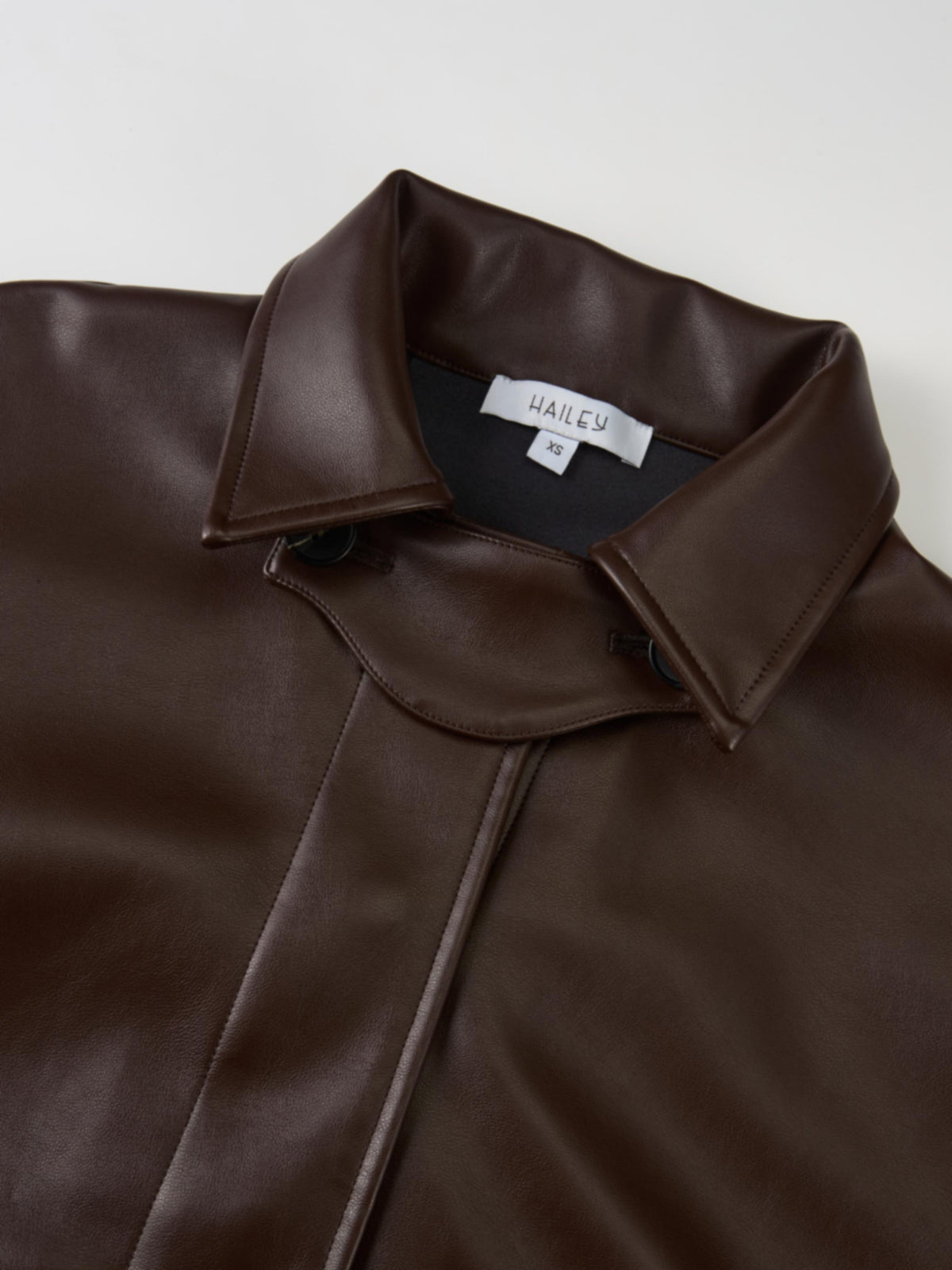 Swing Leather Jacket - Dark Brown