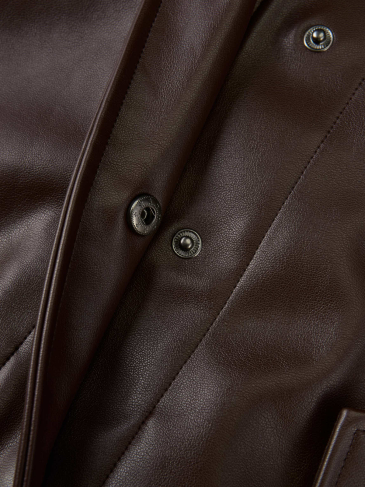 Swing Leather Jacket - Dark Brown