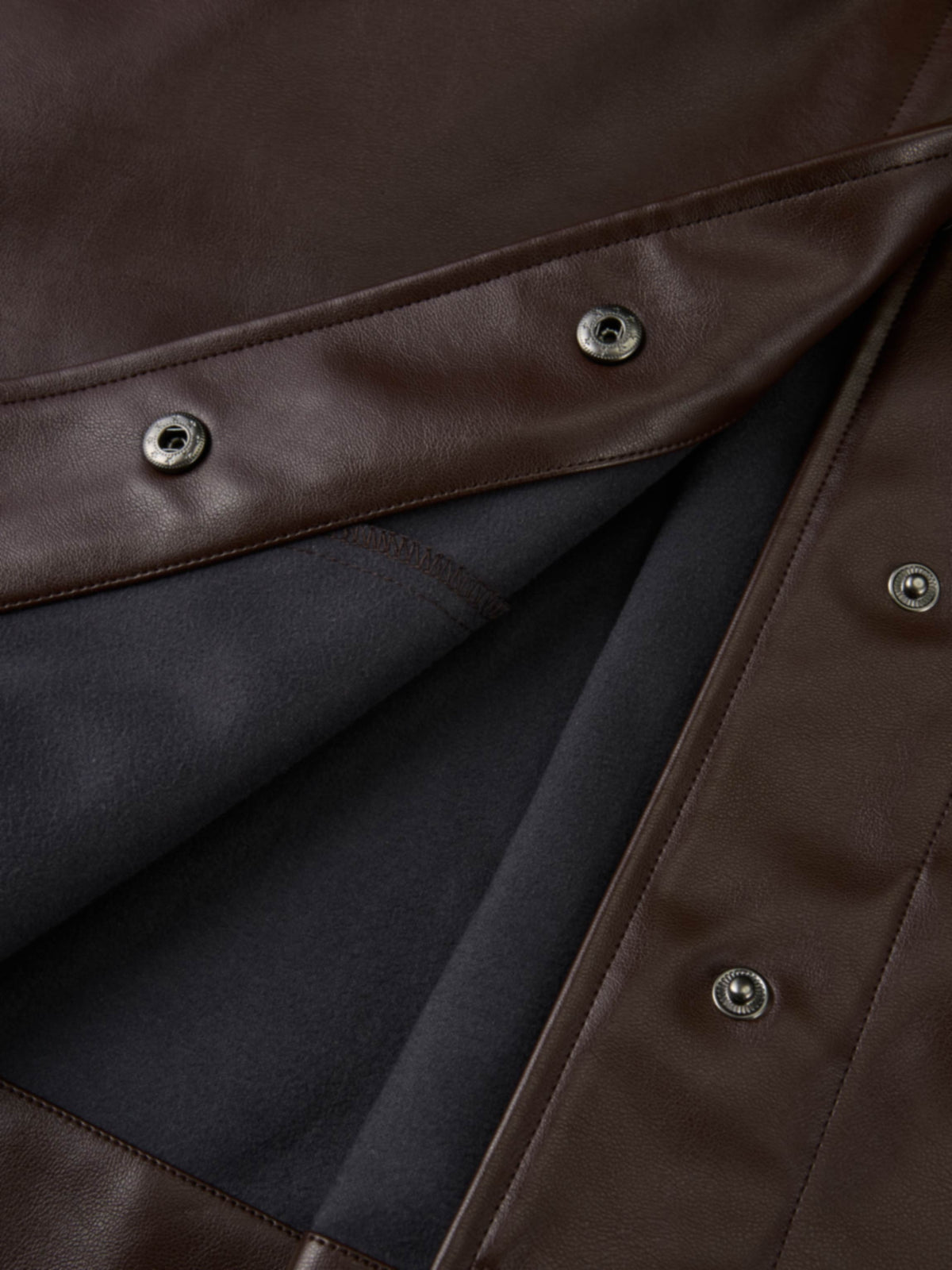 Swing Leather Jacket - Dark Brown