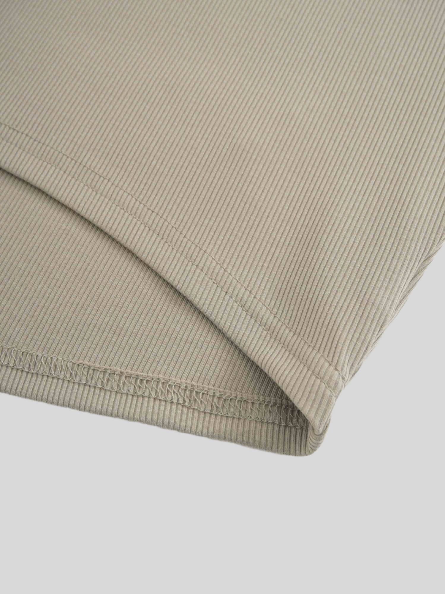 Crew Ribbed Dolman-Muted Olive