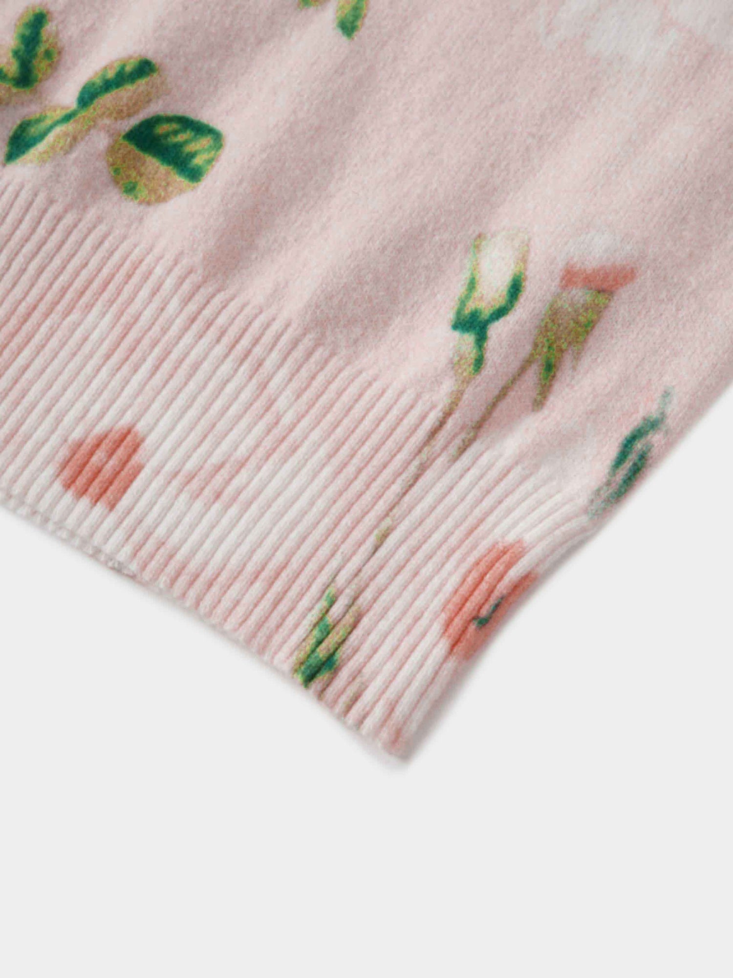 Printed Sweater-Spring Flower