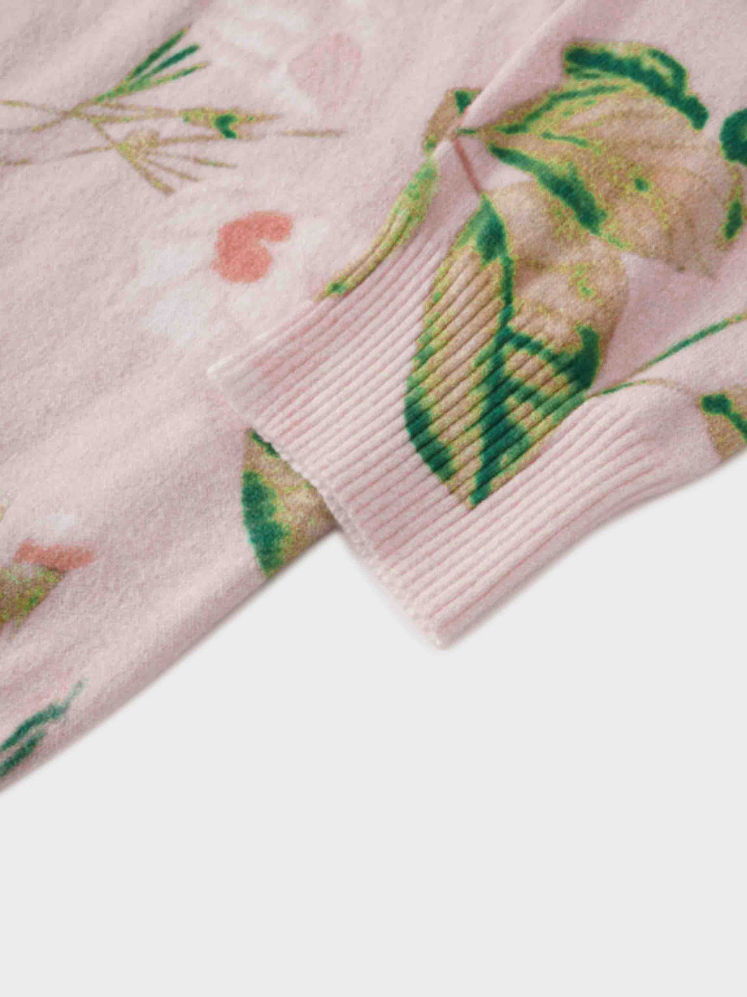 Printed Sweater-Spring Flower