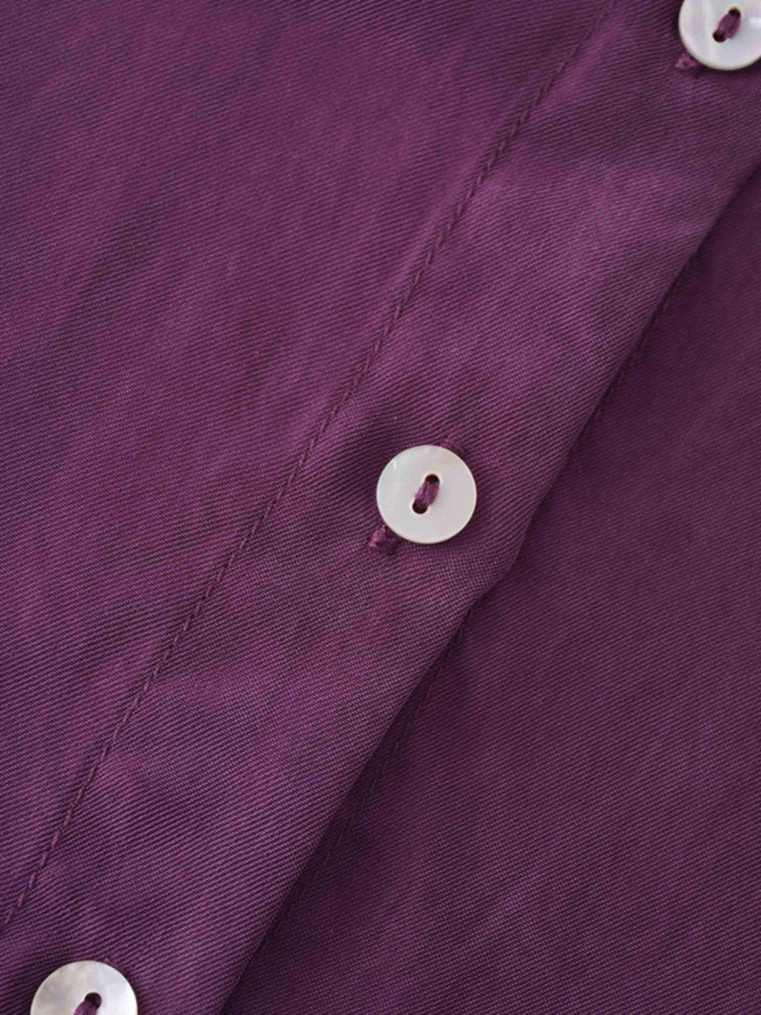 Cupro Blouse-Eggplant