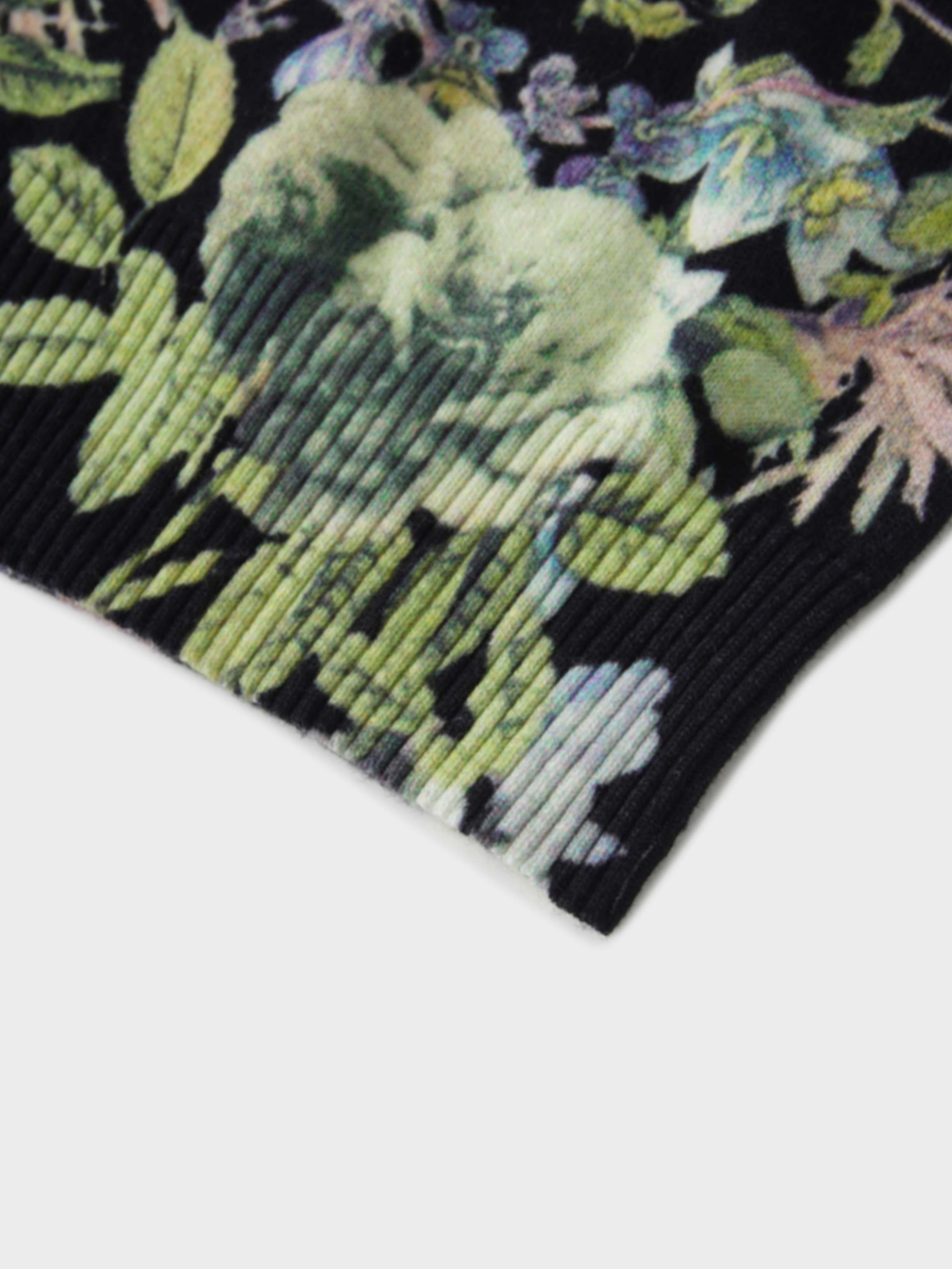 Printed Sweater-Vibrant Floral