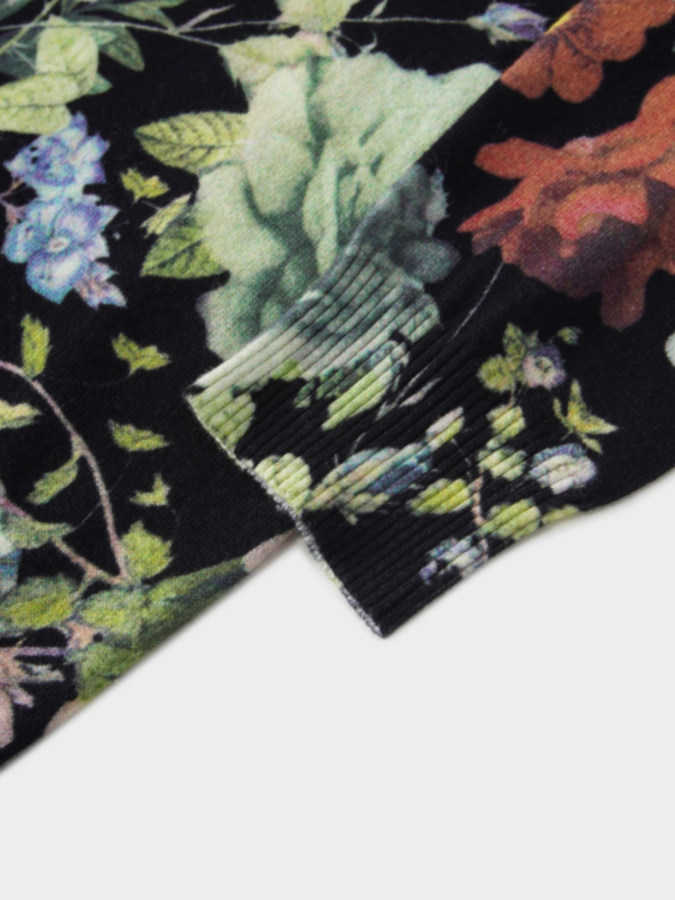 Printed Sweater-Vibrant Floral